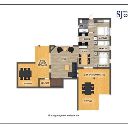 Flot På En Kuperet Grund Sj802 Ferienhaus *